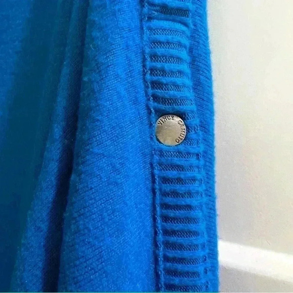 Vince Camuto Cozy Dolman Sleeve Sweater in Metro Blue size medium new - Picture 4 of 12